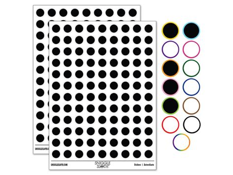 Circle Dot 200 0 50 Round Stickers Michaels