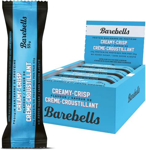 Barebells Protein Bars Creamy Crisp 12 Count 194oz Bars With 20g