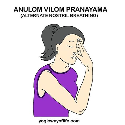 Anulom Vilom Pranayama Alternate Nostril Breathing Alternate