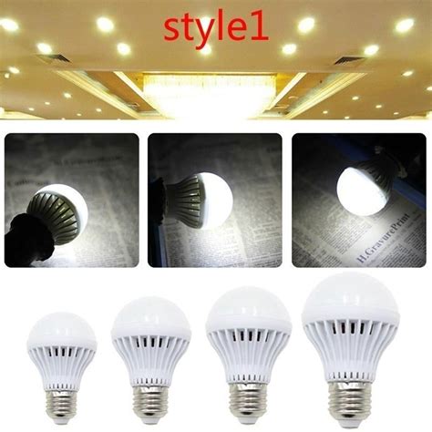 Sensor Lamp W Led E Bulb Auto Smart Led Pir Infrared Body Lamp With