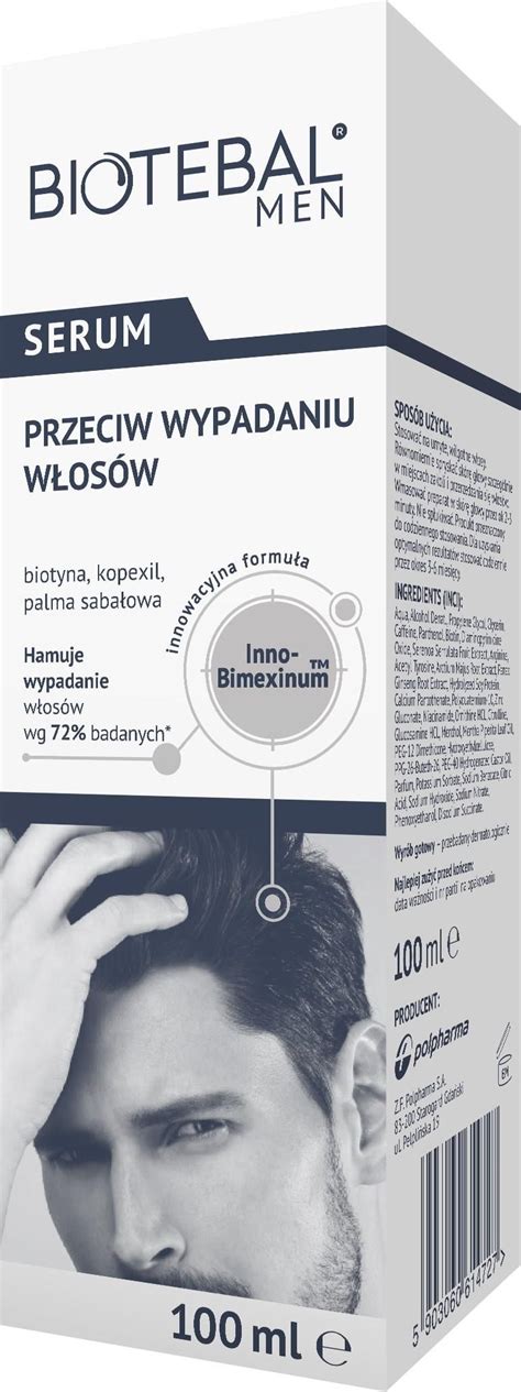 Biotebal Men Serum Przeciw Wypadaniu Włosów 100 Ml Opinie Cena Na