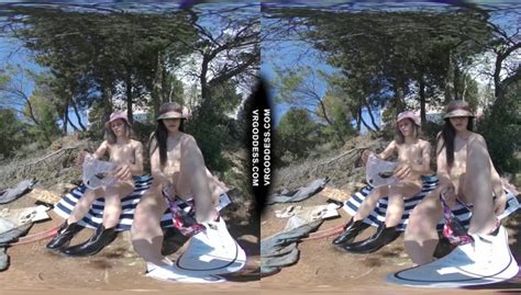 Matty And Josie Public Masturbation Outdoors Next To Abandoned Building VR Porn Video VRPorn