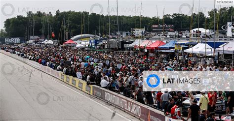 August Elkhart Lake Wisconsin Usa Track Walk Michael