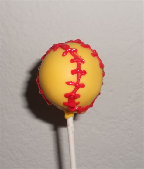 Softball Cake Pops Softball Wedding Softball Party Softball Life