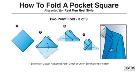 How To Fold A Pocket Square - 9 Ways Of Folding A Handkerchief