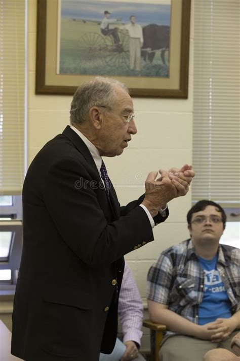 Senate Judiciary Chairman Charles Grassley Addresses Constituents ...