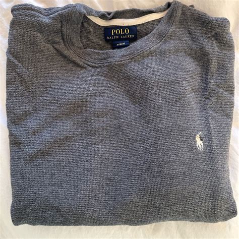 Polo Ralph Lauren Waffle Crew Neck Long Sleeve Gem