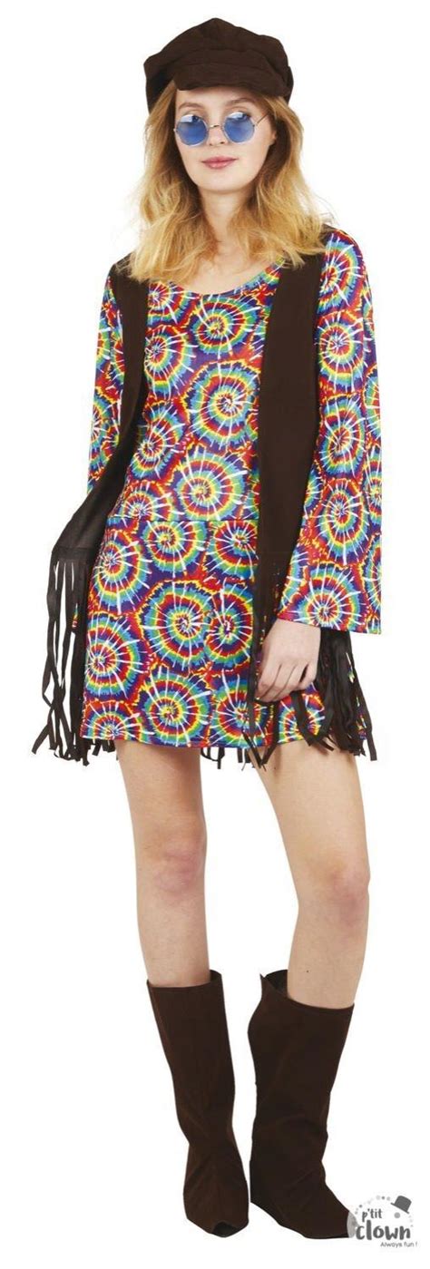 COSTUME HIPPIE TAILLE L XL P TIT CLOWN 66419 Boumba Boutique D