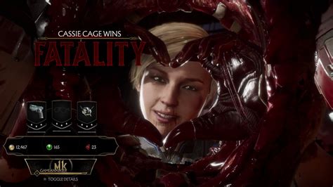 Mortal Kombat 11 Cassie Cage V Jacqui Briggs Youtube