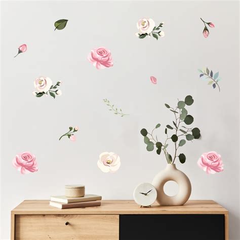 Vintage Floral Wall Decals - Wall Stickers | CraftCuts.com