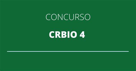 Concurso Crbio Comiss O Formada Para Novo Edital