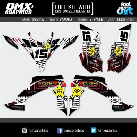 Buy Yamaha Yfz R Atv Quad Decals Stickers Graphics Kit Sh