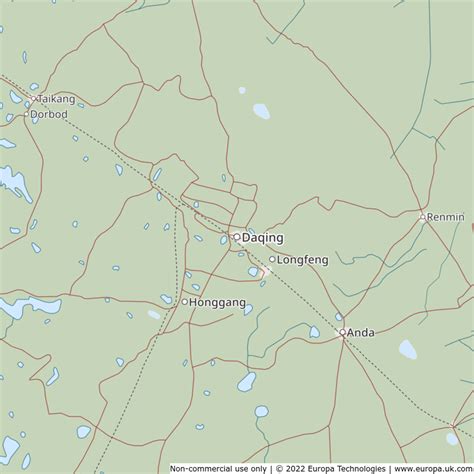 Map of Daqing, China | Global 1000 Atlas