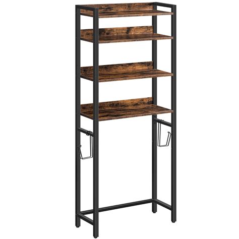 Buy ALLOSWELL Over The Toilet Storage 4 Tier Bathroom Organizer Shelf