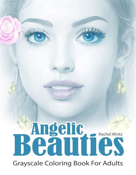 Angelic Beauties Heavenly Beautiful Girls Grayscale Art Digital Col