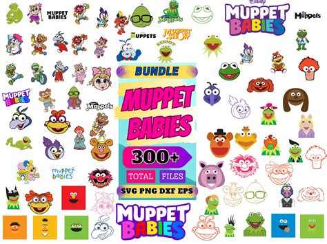 The Muppets Svg Bundle Sesame Monsters Svg Street Monsters Svg