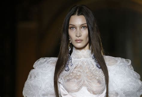 Bella Hadid Naked Tits At Vivienne Westwood Ready To Wear Fall Winter 2020 Paris The Fappening