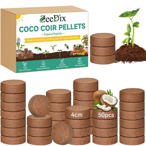 plantonix coco bliss organic coir bricks gm  pack omri listed