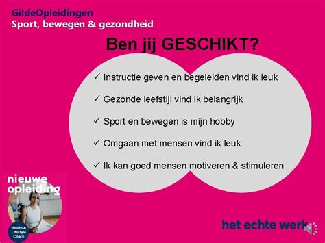 Sport Bewegen Gezondheid Gilde Opleidingen Sport Bewegen Gezondheid