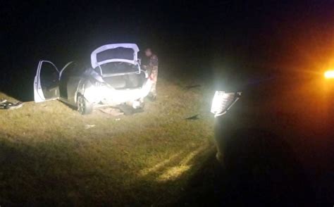 Un hombre salvó su vida tras un despiste y vuelco en ruta 86 Ecos