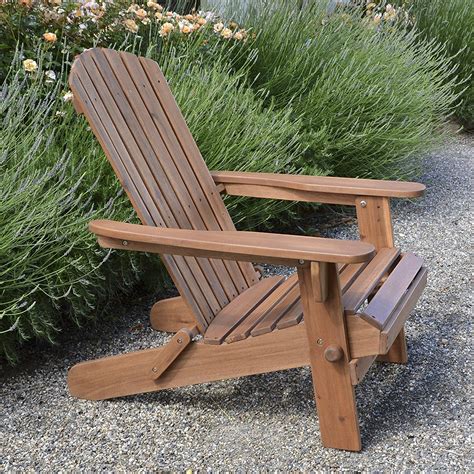 Plant Theatre Adirondack Chair Outdoor Acacia Hardwood Folding