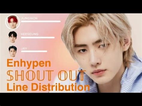 Enhypen Shout Out Vertical Line Distribution REQUESTED YouTube