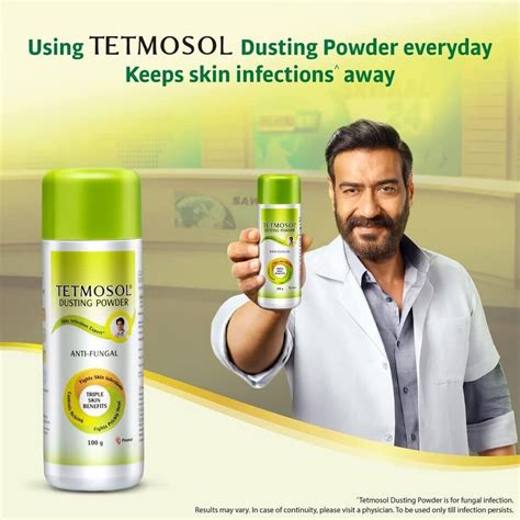 Tetmosol Anti Fungal Dusting Powder 100g For Daily Use Fights Skin