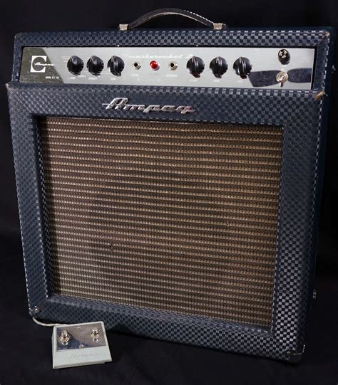 Vintage 1966 Ampeg Reverberocket 2 Tube Amp Combo Gs 12 R Amplifiers