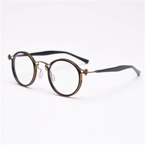 Wholesale China Tr90 Frame Acetate Temples Round Eyeglasses Superhot