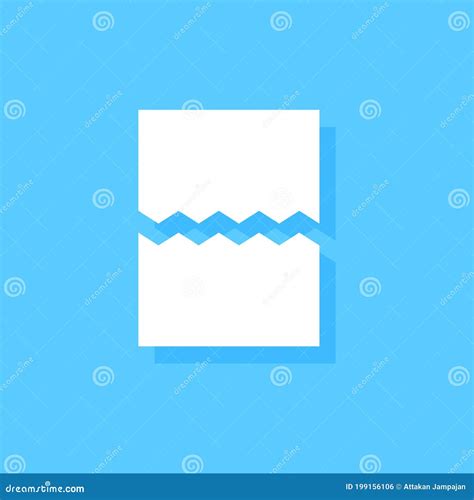 Corrupted File Document Flat Icon Vector And Illustration Stock Vector