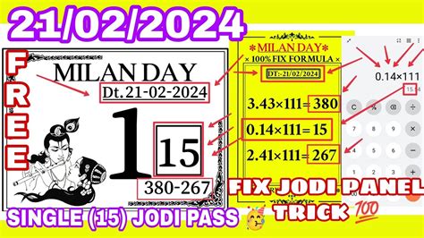 Milan Day Free Otc Satta Matka Fixx Single Ank Tricks