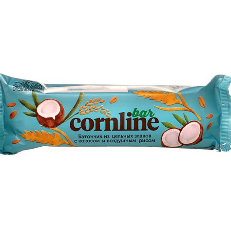 Батончик Cornline 30г кокос и воздушный рис купить за 13 руб. с ...