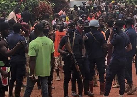 Anglogold Intrusion Rampaging Youth Destroy Property In Obuasi Over