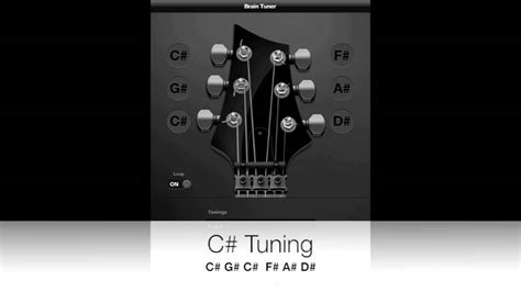 C# (Sharp) Guitar Tuning - YouTube