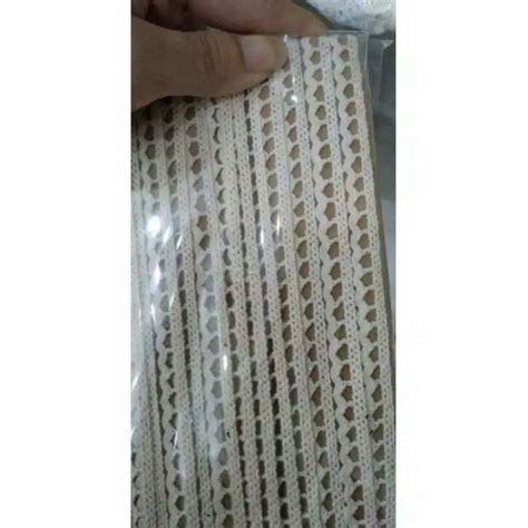 Jual Renda Rajut Renda Kait Blaco Lebar Cm Atau Per Roll Yard