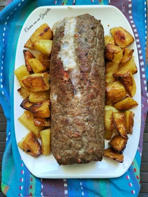 POLPETTONE E PATATE AL FORNO SECONDI