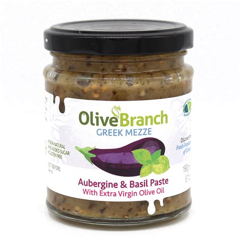 Olive Branch Aubergine And Basil Paste Otters Fine Foods