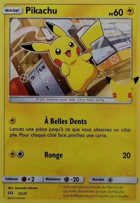 Pr Sentation Imagen Carte Pokemon Pikachu Prix Fr Thptnganamst Edu Vn