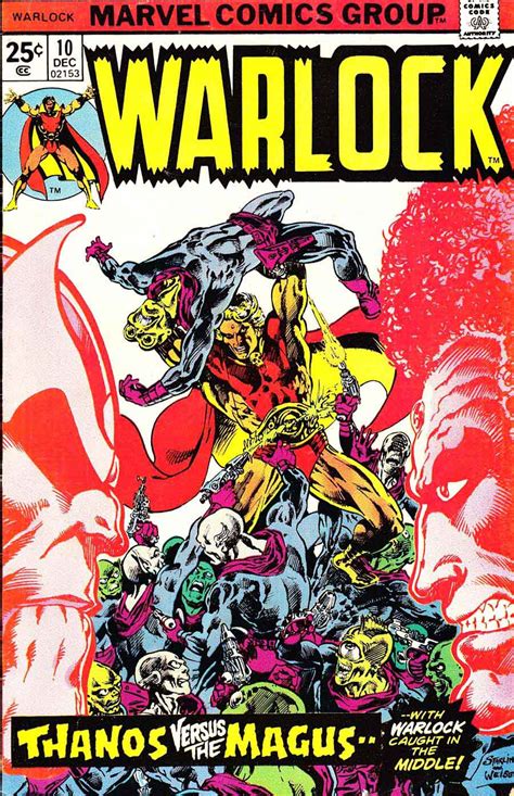 Warlock Jim Starlin Art Cover Pencil Ink