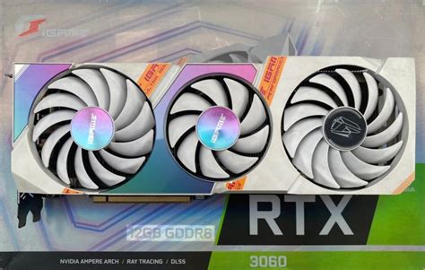 Vga การ์ดจอ Colorful Igame Geforce Rtx 3060 Ultra W Oc L V 12gb มือ