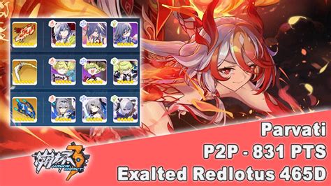 Honkai Impact 3 SEA P2P Gear Exalted Redlotus 465D Parvati YouTube