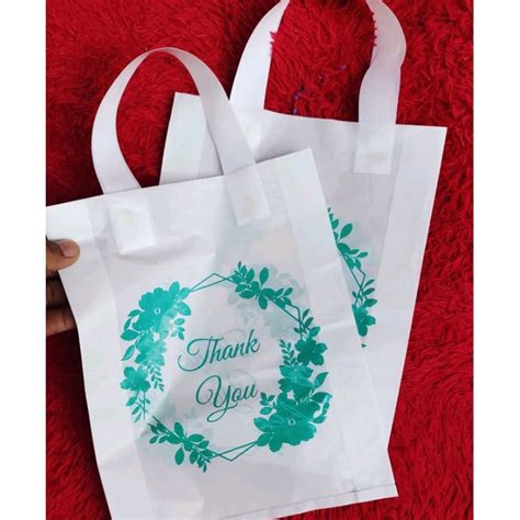 50pcs 22x28x6 Plastic Thank You Plastic Bags Mall Plastics