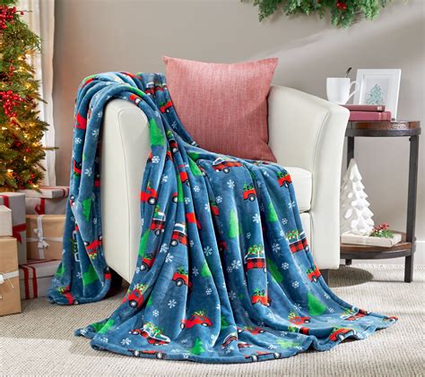 Berkshire Blanket 60x80 Super Oversized Velvet Soft Holiday Throw