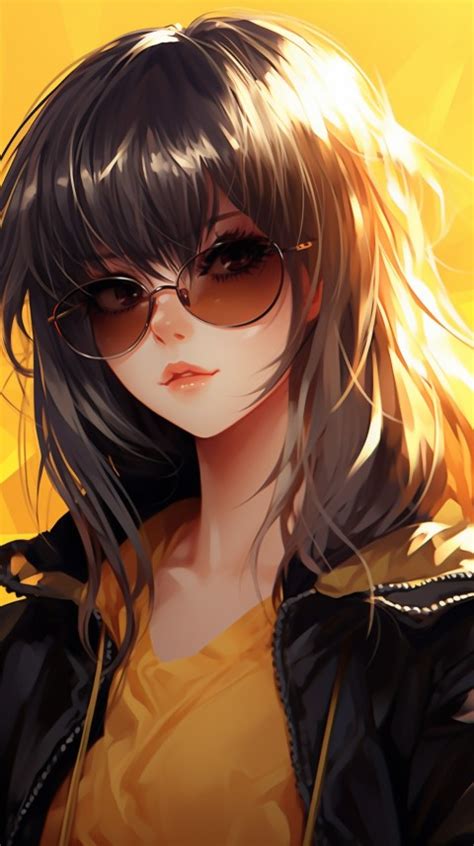 Sunglasses Anime Girl Aesthetic 28 Wallpaper Images And Photos