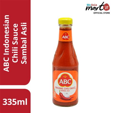 ABC Indonesian Chili Sauce Sambal Asli 335 ML Lazada PH