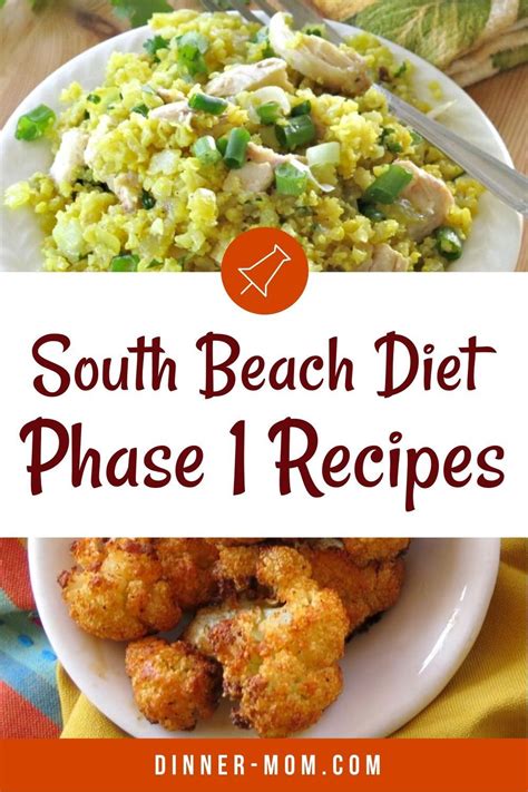 South Beach Phase 1 Diet Recipes South Beach Diet Recipes Beach Dinner Recipes South Beach