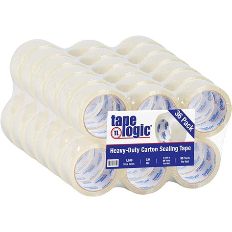 Tape Logic 2 Inch X 55 Yard 2 6 Mil Clear Heavy Duty Packing Tape 36