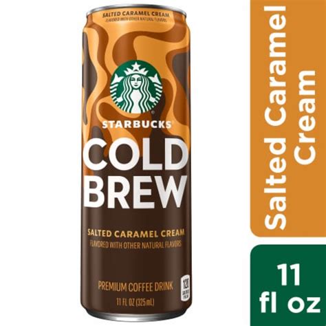 Starbucks Premium Salted Caramel Cream Cold Brew Iced Coffee Can