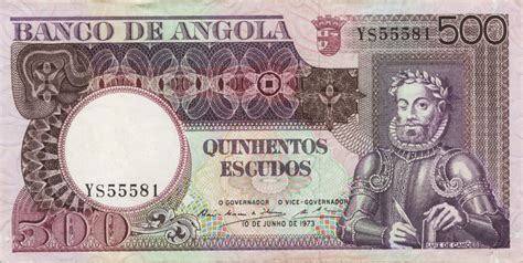 Angola Billet Colonie Portugaise De Escudos Luis De Cam Es