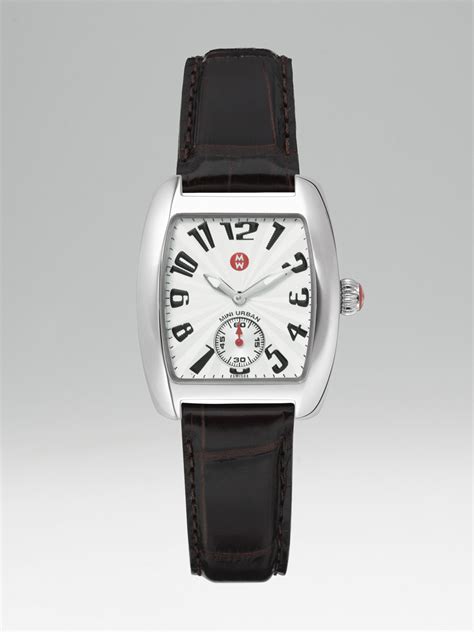 Michele Espresso Mini Urban Watch in Black - Lyst